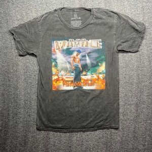 Lil Wayne T-Shirt‎ Mens Large Gray Tha Block Is Hot Graphic Rap Tee 2024 Bravado